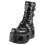 New Rock (43) New Rock Unisex Patent Spring Neptuno Plattformstiefel Schwarz 1