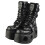 New Rock (43) New Rock Unisex Patent Spring Neptuno Plattformstiefel Schwarz 6
