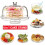 6 IN 1 Modern Design Multi Functional Cake Stand & Dome Plastic Cover Salad Bowl 1