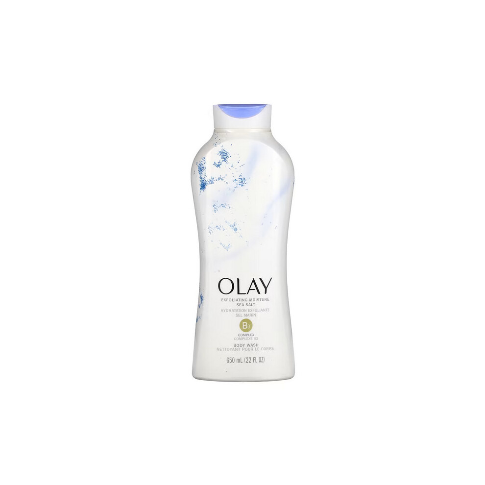 Olay Daily Exfoliating with Sea Salts Body Wash, 22 Fluid Ounce