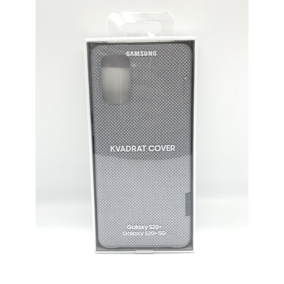 Original Samsung Kvadrat Back Cover For Galaxy S20+/S20+ 5G Case Grey