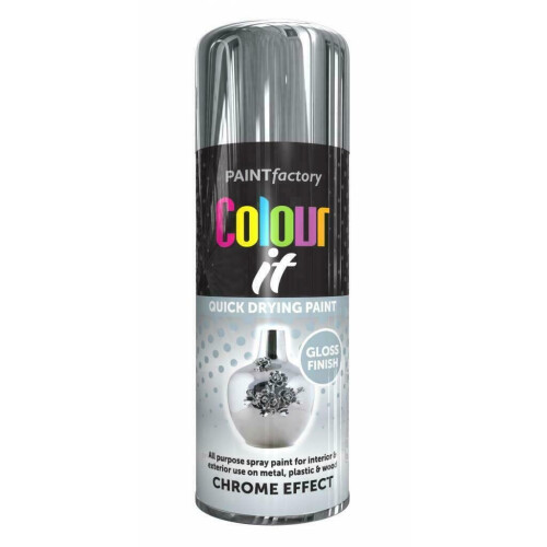 (Chrome Effect Gloss 400ml) Aerosol Auto Car Primer Matt Gloss Paint 400ml