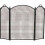 3 Fold Arched Screen, Black 1