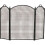 3 Fold Arched Screen, Black 1