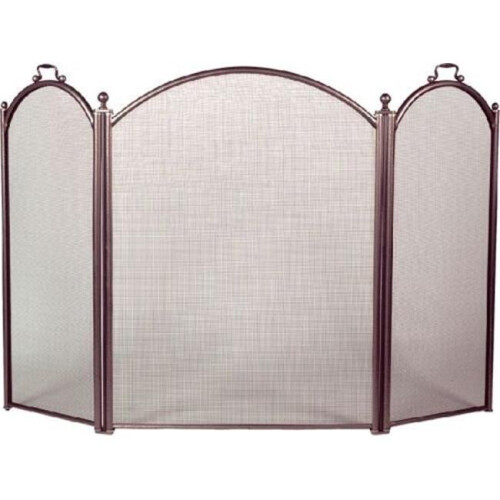 3 Fold Arched Screen, Bronze