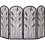 Cotton Tail Design 4 Fold Arched Screen, Black 1
