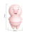 Pink Pig Waterproof 6 Vibrator Modes G-Spot Dildo Massage Cup 7