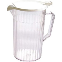 Polycarbonate Plastic Pitcher Jug Lined at 1.5 Pint 0.9 Litre Complete with Lid