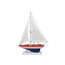 USA Sailor 17 in. Model Ship Decorative Accent