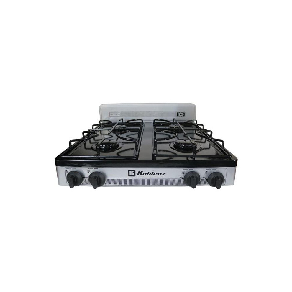 4 Burner Outdoor Stove, Silver