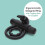 Black Waterproof  5 Function Removable Bullet Vibrator Penis Ring 3