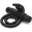 Black Waterproof  5 Function Removable Bullet Vibrator Penis Ring 1
