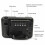 Digital Smart Alarm Clock Desktop Clock LED Projector Time Clock USB 5