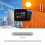 Digital Smart Alarm Clock Desktop Clock LED Projector Time Clock USB 9