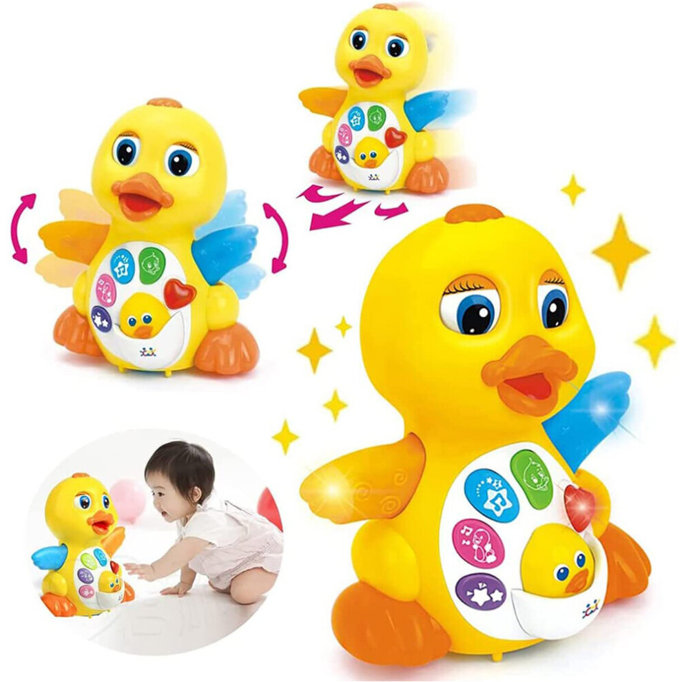 Smart Electric Duck Toy Dancing Walking Interactive Early Learning Toy