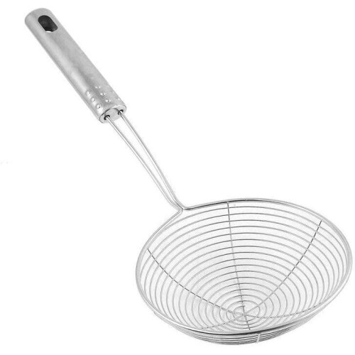 (7.2) Strainer Skimmer Ladle Stainless Steel Wire Spoon