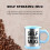 (Sky Blue) AEX Self Stirring Tea Coffee Mug with Lid 450ml 4
