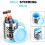 (Sky Blue) AEX Self Stirring Tea Coffee Mug with Lid 450ml 2