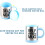(Sky Blue) AEX Self Stirring Tea Coffee Mug with Lid 450ml 6