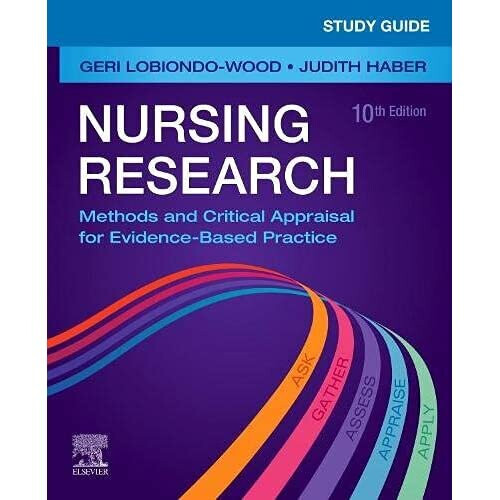 Study Guide for Nursing Research: Methods and Critical  - LoBiondo-Wood, Geri - Paperback / sof -16/08/2021
