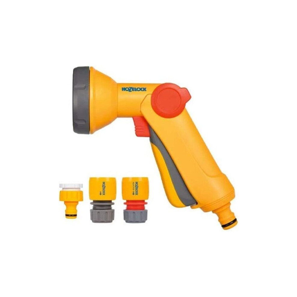 Hozelock Rose Spray Gun Set With Tap And Hose Connectors Starter Kit - 2353