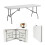 5FT CAMPING CATERING HEAVY DUTY FOLDING TABLE TRESTLE PICNIC BBQ PARTY 5