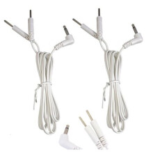TENS Electrode Lead Wires Standard Male Connection - One Pair