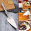 Stainless Steel Cake & Pizza Knife Peel Paddle Pie Slice Slicer Server 2