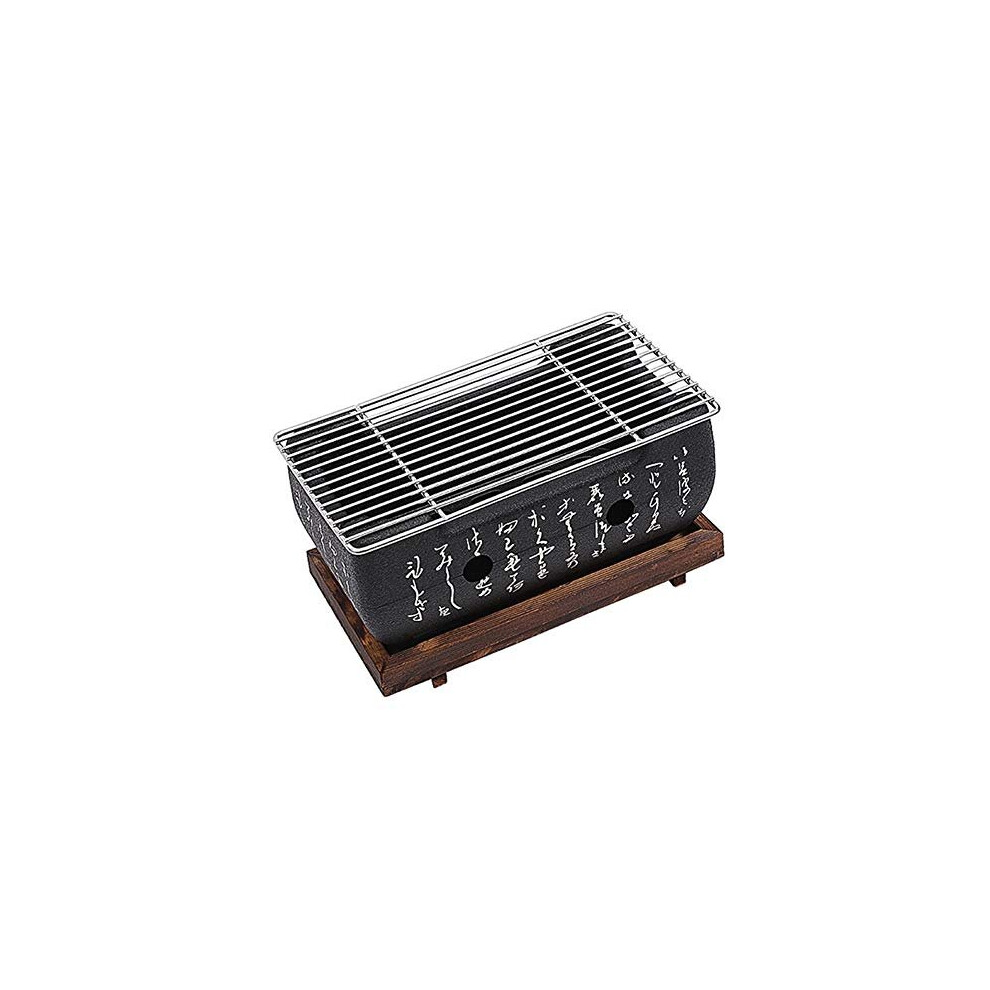Barbecue de style japonais, po   le     charbon portable, plaque de barbecue, accessoires pour barbecue (barbecue (24 x 12,5 cm))