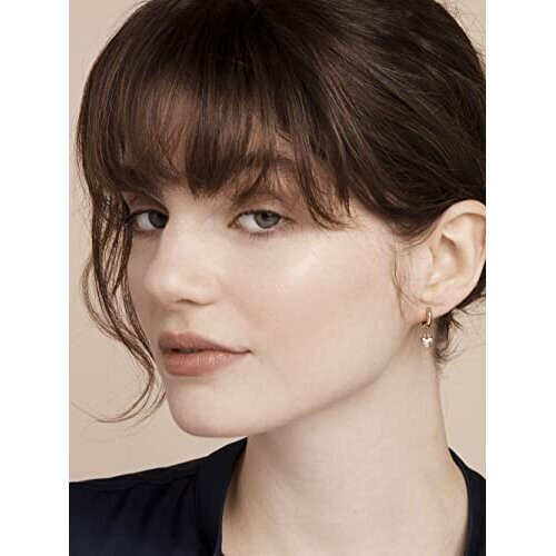 Ted Baker Ted Baker Harrye Tiny Heart Huggie Earring (Rose Gold Tone) 1