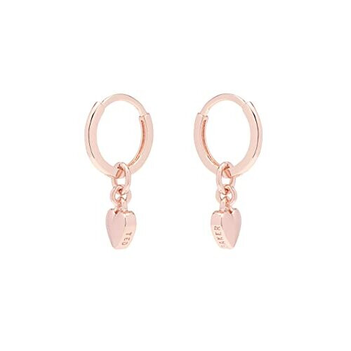 Ted Baker Ted Baker Harrye Tiny Heart Huggie Earring (Rose Gold Tone) 2