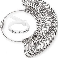 Smith?s? Ring Sizer Gauge | Professional & Accurate | UK A-Z Sizing | Clear A-Z Engravings | Quality Checked | for Both Women & Men