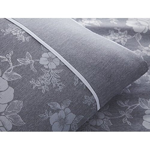 Bedmaker Warwick Silver Double Duvet Cover Set 2
