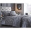 Bedmaker Warwick Silver Double Duvet Cover Set 1
