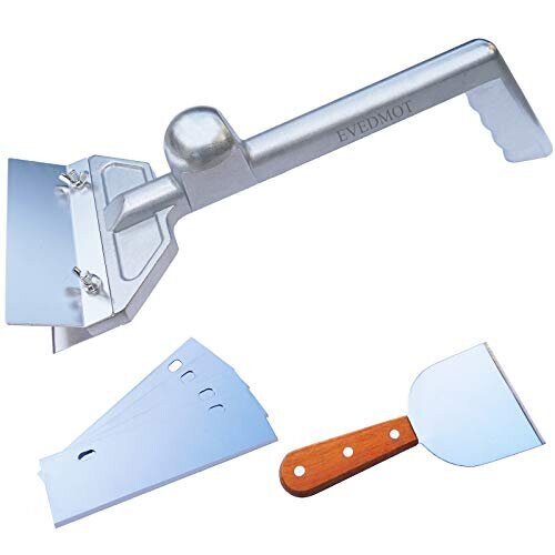 EVEDM Heavy Duty Grill Scraper Commercial Griddle Scraper Set with 5
