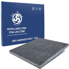 Mount Etna lava rock from the, Polished, for Grill, 39?x 35?cm???Ideal for Meat and Fish