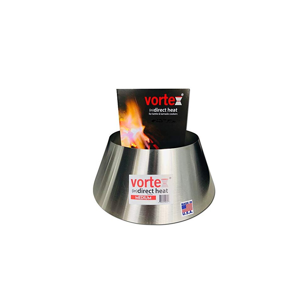 Vortex (In)Direct Heat Vortex (In) Direct Heat For Charcoal Grills, Medium Size - Fits Weber Kettle 22 26.75 Wsm Smokey Mountain Xl Kamado Xl Big Green Egg