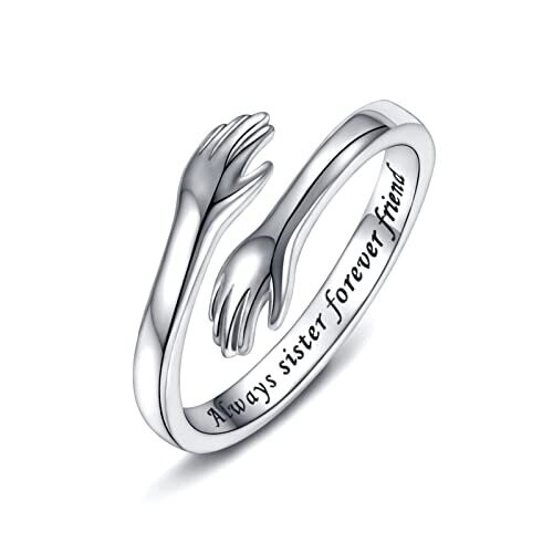 Silver ring sales for sister