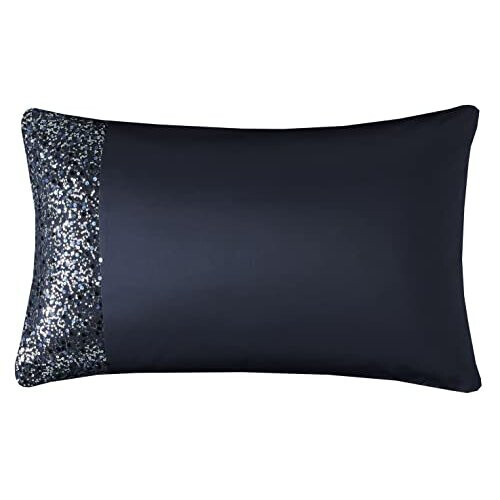 Amanda Holden Bedding Marilyn Satin Midnight Blue Duvet Cover Set (King