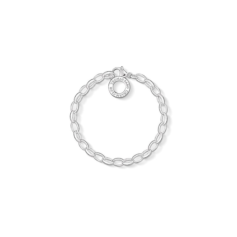 Thomas Sabo Women Charm Bracelet Classic Charm Club 925 Sterling X0032-001-12 Silver