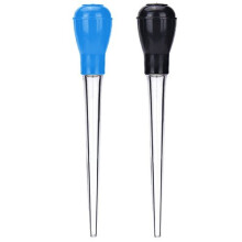 Long Turkey Basters for Cooking with Measurements, Blue and Black Color