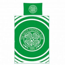Reversible Celtic FC Single Duvet Cover With Pillowcase Bedroom Set