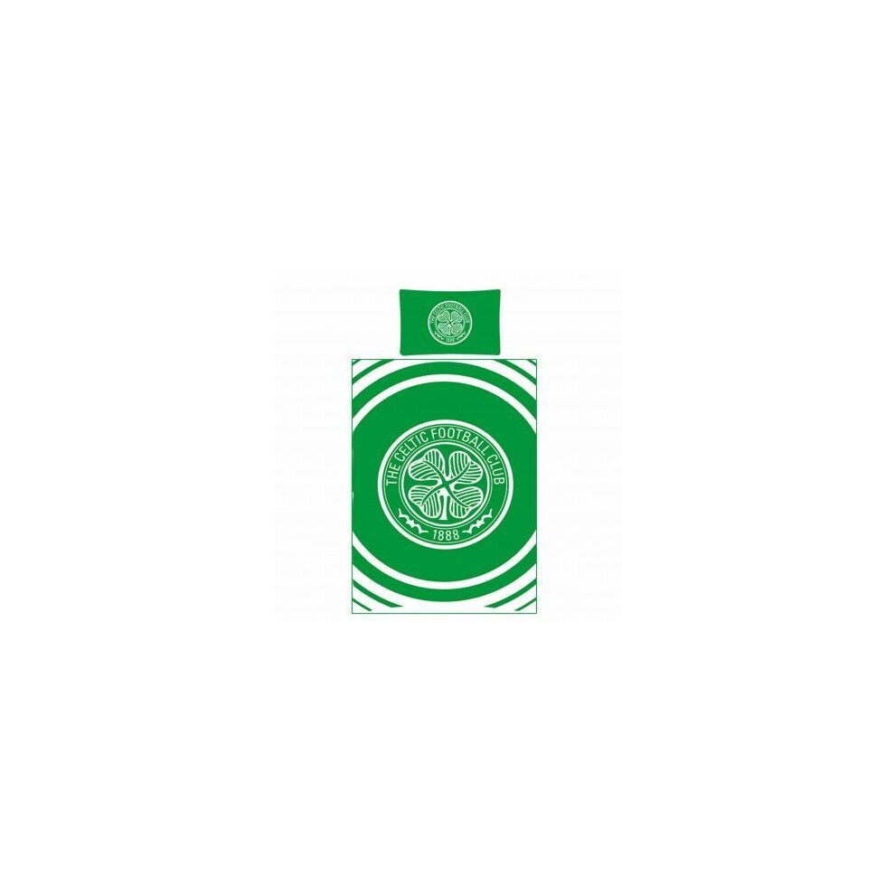 Reversible Celtic FC Single Duvet Cover With Pillowcase Bedroom Set