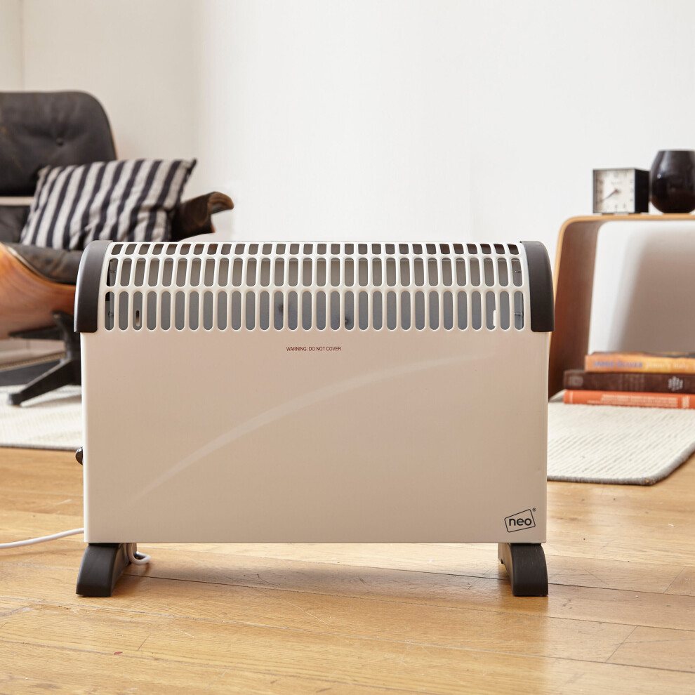 Neo Free Standing Radiator Convector Heater - 3 Heat Settings