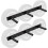 (Pair) GYM MASTER Olympic 2" Weight Plate Wall Mounted Storage Rack - Vertical or Horizontal 1