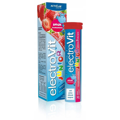ELECTROVIT JUNIOR multivitamin strawberry flavor-20effervescent tablet