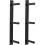 (Pair) GYM MASTER Olympic 2" Weight Plate Wall Mounted Storage Rack - Vertical or Horizontal 5