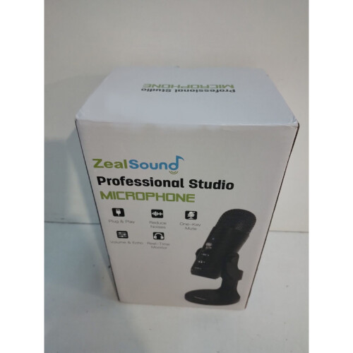 zealsound USB Microphone, Condenser PC Mic, W/Lightning adapter for iPhone 1