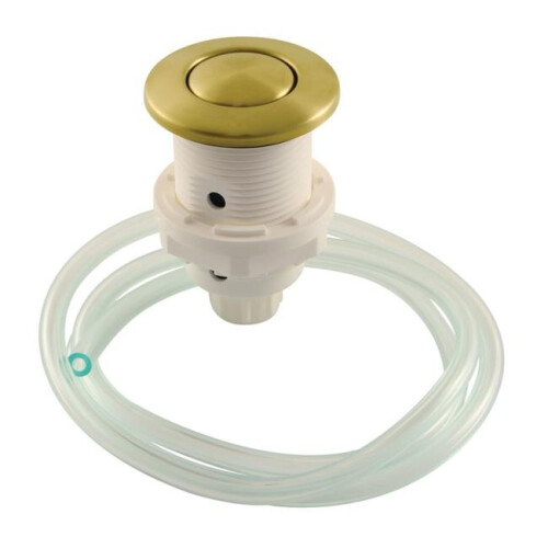 Gourmetier Disposal Air Switch Button, Brushed Brass