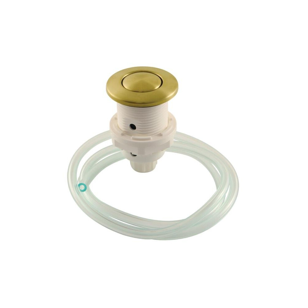 Gourmetier Disposal Air Switch Button, Brushed Brass